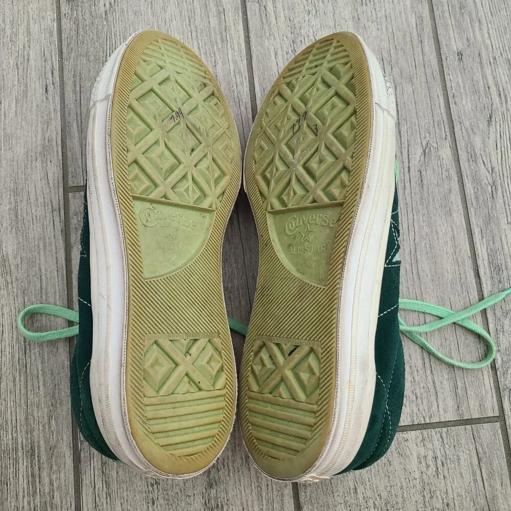 Converse One Star Ox Ponderosa Pine Neptune Green sneakers men 10 women 12